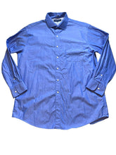 Load image into Gallery viewer, Tommy Hilfiger Shirt Adult 17 34/35 2XL Blue Regular Fit Pocket Casual Dress Men