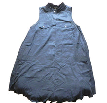 Load image into Gallery viewer, Sharagano Dress Womens 16W Button Front Pockets Sleeveless Shift Plus Ladies