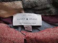 Load image into Gallery viewer, Lucky Brand Shirt Womens Large Button Up Long Sleeve Collared Blouse Plaid Lady