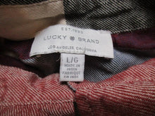 Load image into Gallery viewer, Lucky Brand Shirt Womens Large Button Up Long Sleeve Collared Blouse Plaid Lady