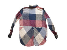 Load image into Gallery viewer, Lucky Brand Shirt Womens Large Button Up Long Sleeve Collared Blouse Plaid Lady