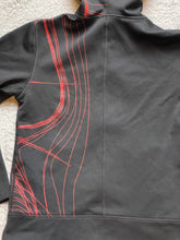 Load image into Gallery viewer, The North Face Jacket Adult Small Full Zip Hoodie Stripes Fleece Thumbhole Mens