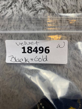 Load image into Gallery viewer, Style & Co Shirt Womens 2X Black Gold Velvet Embroidered Flower Boho Plus Ladies