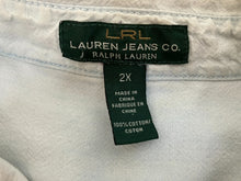 Load image into Gallery viewer, Ralph Lauren Jeans Co Shirt Adult 2X Button Up Long Sleeve Denim Pockets Mens