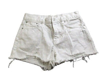 Load image into Gallery viewer, Free People Shorts Womens 28 Destroyed Cheeky Denim 3" Inseam 5 Pocket Ladies