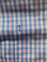Load image into Gallery viewer, UNTUCKit Shirt Adult Large Blue Pink Grid Checkered Button Up Wrinkle Free Mens