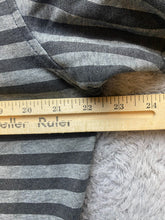 Load image into Gallery viewer, Hudson Outerwear Shirt Adult Extra Large Gray Black Striped Streetwear Mens