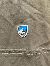Load image into Gallery viewer, KUHL Shirt Adult Extra Large Army Green Wildfibre Mountain Patch Logo Hiking Men