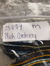 Load image into Gallery viewer, Axis Shirt Adult 2XL Black Funky Rainbow Striped Button Down Silk Rayon Mens