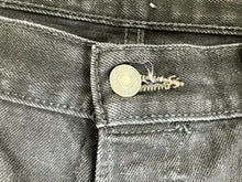 Load image into Gallery viewer, Levis 501 Jeans Adult 38x34 Black Straight Leg Strauss & Co Denim Zip Fly Mens