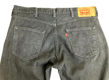 Load image into Gallery viewer, Levis 501 Jeans Adult 38x34 Black Straight Leg Strauss & Co Denim Zip Fly Mens