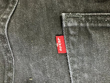 Load image into Gallery viewer, Levis 501 Jeans Adult 38x34 Black Straight Leg Strauss & Co Denim Zip Fly Mens