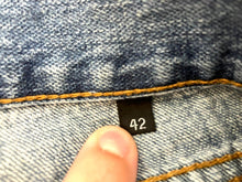 Load image into Gallery viewer, LRG LR Geans Jeans Adult 42x31.5 Whiskered Straight Leg Outdoor Baggy Denim Mens