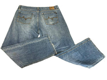 Load image into Gallery viewer, LRG LR Geans Jeans Adult 42x31.5 Whiskered Straight Leg Outdoor Baggy Denim Mens