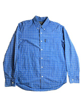Load image into Gallery viewer, Abercrombie & Fitch Shirt Adult Small Blue Grid Checkered Button Up Casual Mens