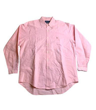 Load image into Gallery viewer, Ralph Lauren Shirt Adult Large Pink Blake Button Up Flesh Pony Casual Mens