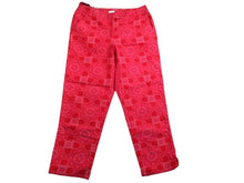 Load image into Gallery viewer, Liz Claiborne Pants Womens 12 (35x26) Audra Tapered Flat Front AOP Spandex Lady