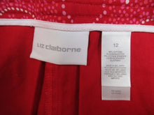 Load image into Gallery viewer, Liz Claiborne Pants Womens 12 (35x26) Audra Tapered Flat Front AOP Spandex Lady