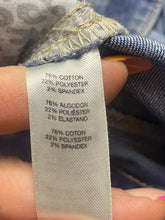 Load image into Gallery viewer, Chicos Jeans Womens 3 (42x30.5) Blue Denim Platinum Spandex Stretch Straight Leg