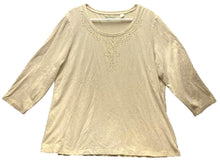 Load image into Gallery viewer, Zenergy Chicos Shirt Womens 3 (Extra Large) Glitter Rhinestones Nylon Spandex