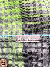 Load image into Gallery viewer, Eddie Bauer Shirt Adult Large Kelly Green Black Plaid Button Up Shacket Mens