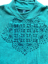 Load image into Gallery viewer, Prana Sweater Womens Small Teal Green Oversized Organic Knit Pullover Outerwear