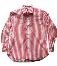 Load image into Gallery viewer, Peter Millar Shirt Adult Extra Large Watermelon Stripes Button Up Crown Mens