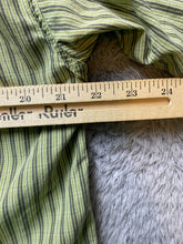 Load image into Gallery viewer, The North Face Shirt Adult Medium Green Striped Button Up A5 Series Outdoor Mens