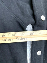 Load image into Gallery viewer, Pink Victoria’s Secret Sweatshirt Womens Large Snaps Spellout Vegas Oversized