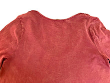 Load image into Gallery viewer, Anthropologie Altar’d State Shirt Womens Medium Coral Rust Crochet Hem Tunic