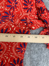 Load image into Gallery viewer, Lucky Brand Shirt Womens 3X Red Geometric Boxy Live In Love Blouse Plus Ladies