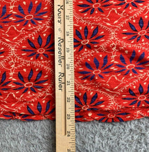 Load image into Gallery viewer, Lucky Brand Shirt Womens 3X Red Geometric Boxy Live In Love Blouse Plus Ladies