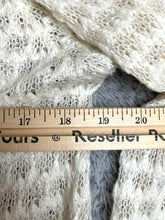 Load image into Gallery viewer, Anthropologie Altar'd State Shirt Womens Medium Beige Open Knit Sheer Tunic Boho