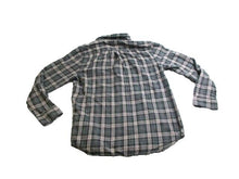 Load image into Gallery viewer, VANS Shirt Adult Large Gray Light Brown Plaid Button Up Flannel Classic Fit Mens