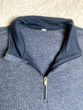 Load image into Gallery viewer, Lululemon Sweatshirt Adult Small Cobalt Blue Velocity 1/4 Zip Athletica Mens