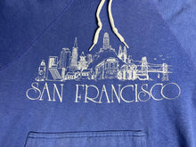 Load image into Gallery viewer, VTG San Francisco California Sweatshirt Adult Large Hoodie Skyline Bridge 80s