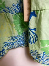 Load image into Gallery viewer, Anthony Richards Dress Womens 5X Green AOP Flower Shift with Pocket Plus Ladies