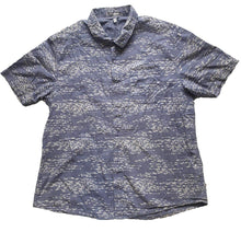 Load image into Gallery viewer, Toad & Co Shirt Adult Large Slate Gray AOP Arrow Button Up Organic Casual Mens