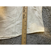 Load image into Gallery viewer, Candace Cameron Bure Shirt Womens Large Linen Blend Button Down Ivory Academia