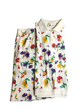 Load image into Gallery viewer, Cathy Daniels 2 Piece Set Womens Large AOP Flower Polo Shirt & Shorts Outfit