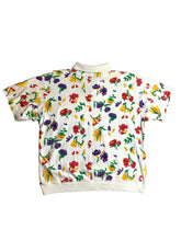 Load image into Gallery viewer, Cathy Daniels 2 Piece Set Womens Large AOP Flower Polo Shirt & Shorts Outfit