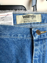 Load image into Gallery viewer, Wrangler Jeans Adult 42x36 Blue Authentic Straight Baggy Denim ZM200LS Mens NWT