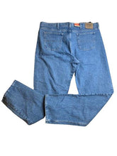 Load image into Gallery viewer, Wrangler Jeans Adult 42x36 Blue Authentic Straight Baggy Denim ZM200LS Mens NWT