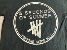 Load image into Gallery viewer, 5 Seconds Of Summer Shirt Adult Small Black Derping Since 2011 5SOS Band Mens