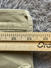Load image into Gallery viewer, Free People Jeans Womens 27x25.5 Beige Destroyed Tapered Leg 5 Pockets Ladies