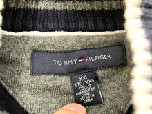 Load image into Gallery viewer, Tommy Hilfiger Sweatshirt Adult 2XL Navy Full Zip Crown Patch Logo Sweater Mens