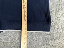 Load image into Gallery viewer, Tommy Hilfiger Sweatshirt Adult 2XL Navy Full Zip Crown Patch Logo Sweater Mens