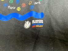 Load image into Gallery viewer, VTG Children's Art Project Shirt Adult Extra Large Black Cancer Center 90s Mens