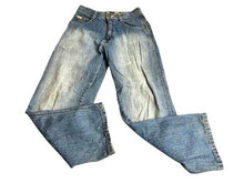 Load image into Gallery viewer, South Pole Jeans Womens 14 (26x26.5) Blue Denim Baggy Straight Leg Skater Ladies