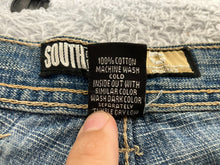 Load image into Gallery viewer, South Pole Jeans Womens 14 (26x26.5) Blue Denim Baggy Straight Leg Skater Ladies